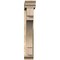 Ekena Millwork Merced Traditional Rough Sawn Bracket w/ Offset Brace, Douglas Fir, 6"W x 32"D x 36"H BKT0604X32X36MRC01RDF - alternate 4